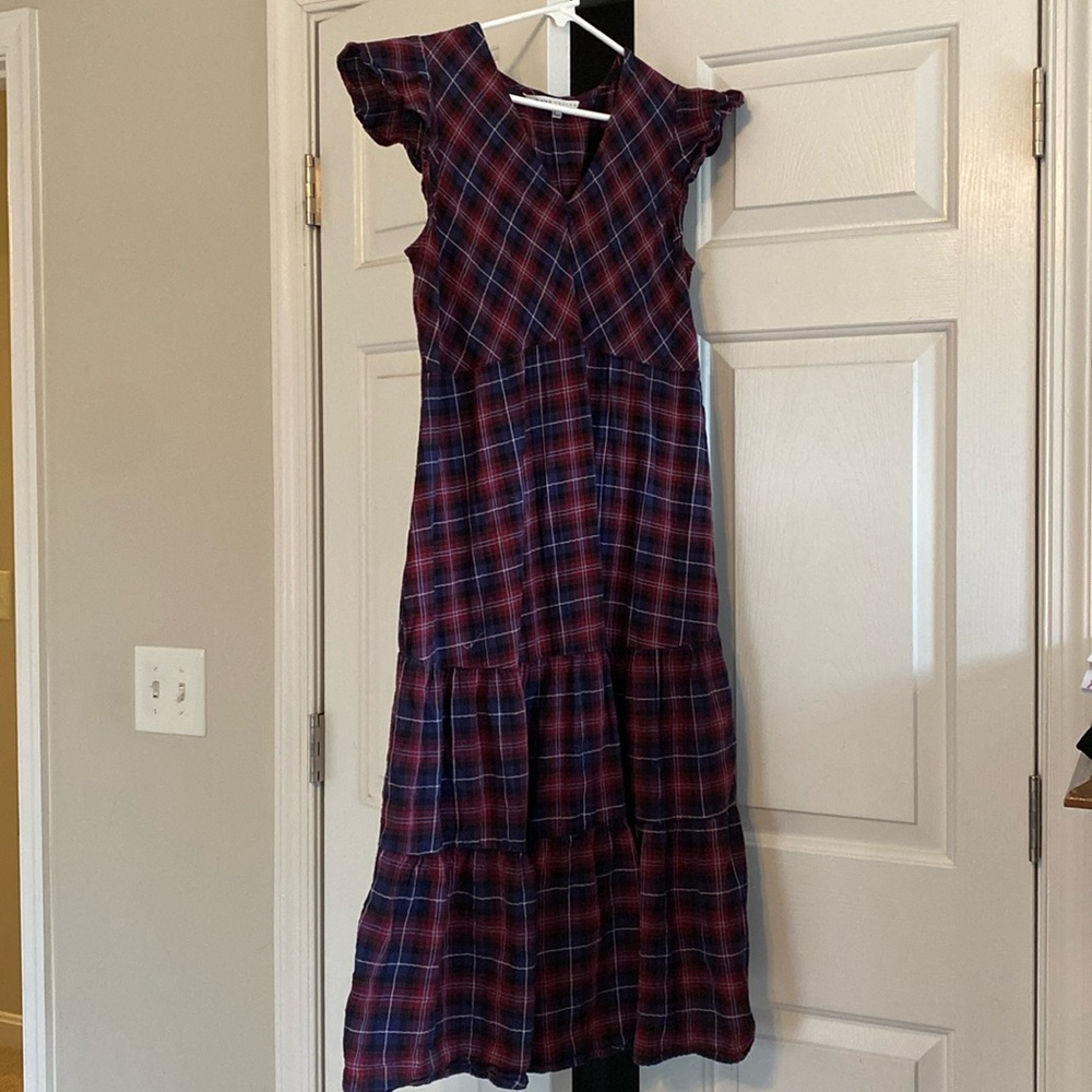 Check Hatch maternity dress size M